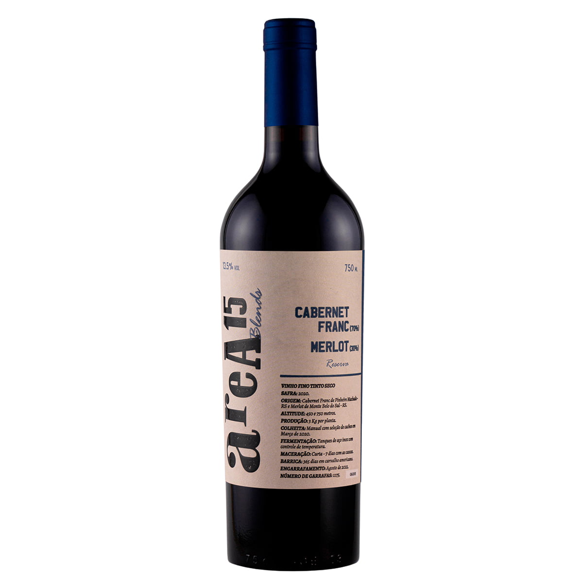 Vinho Tinto Area15 Blend Reserva Cabernet Franc e Merlot 2021