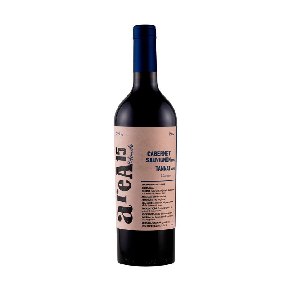 Vinho Tinto Area15 Blend Reserva Cabernet Sauvignon e Tannat 2020