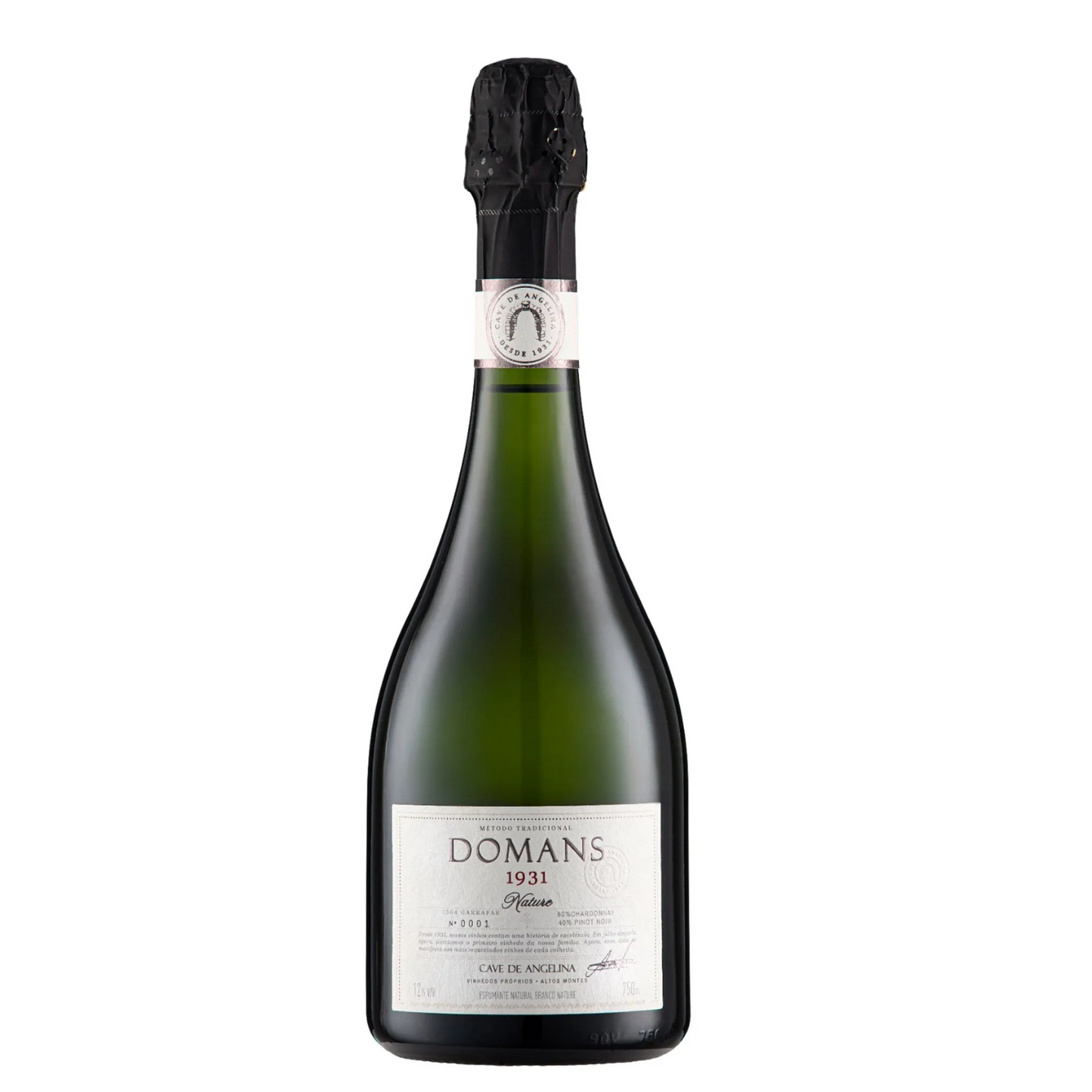 Vinho Espumante Cave de Angelina Domans 1931 Nature